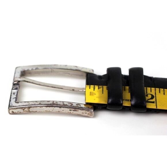 John W. Nordstrom BLACK GENUINE LEATHER 1.25"Wd CASUAL DRESS MEN'S BELT 38 (8U - Picture 10 of 13